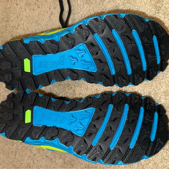 Inov-8 Terraultra G 270 Vibrant Blue and Neon Yellow Sneakers - Picture 3 of 5